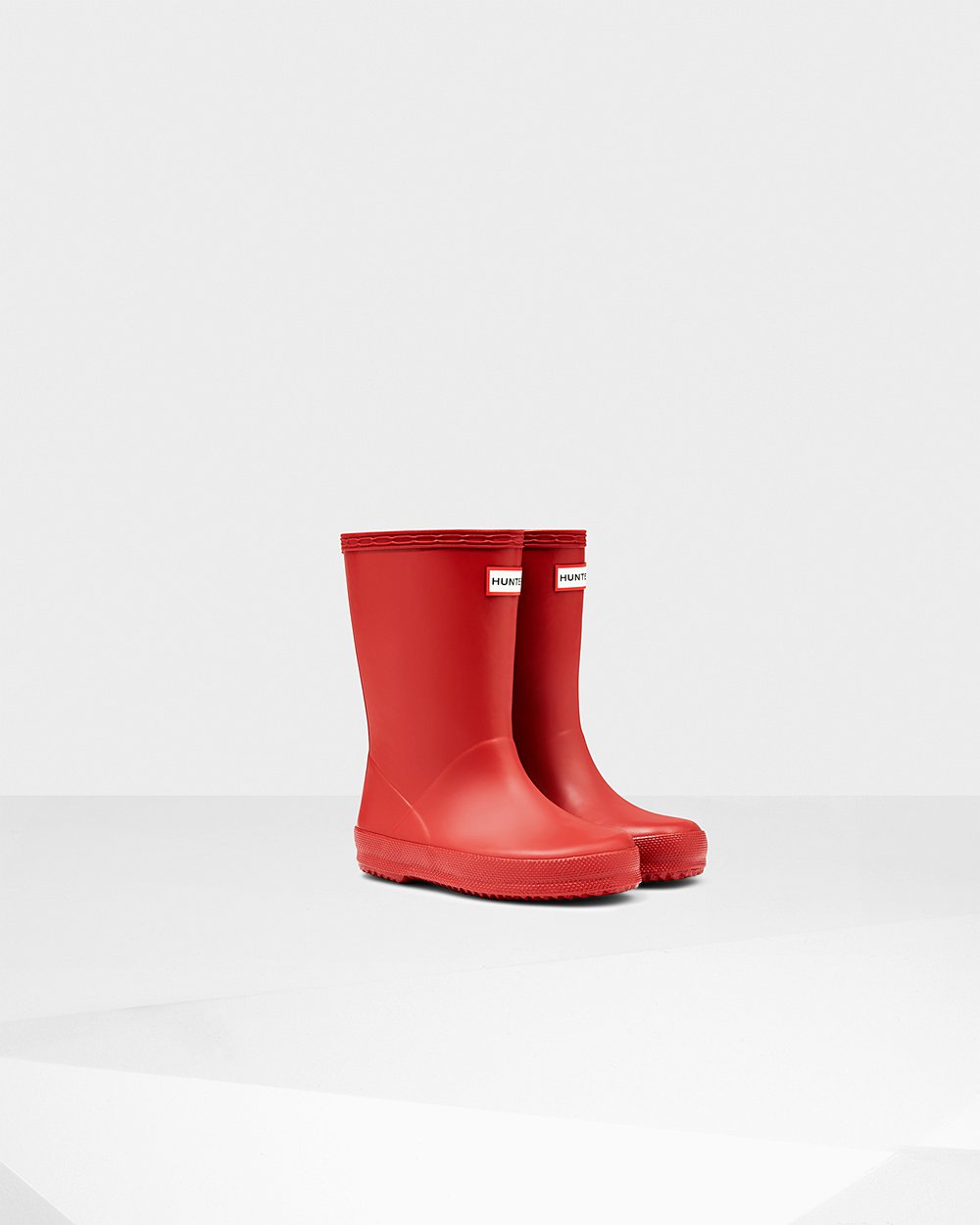 Botas De Agua Hunter Niños Original First Classic - Rojas - Argentina 4356FNPBK